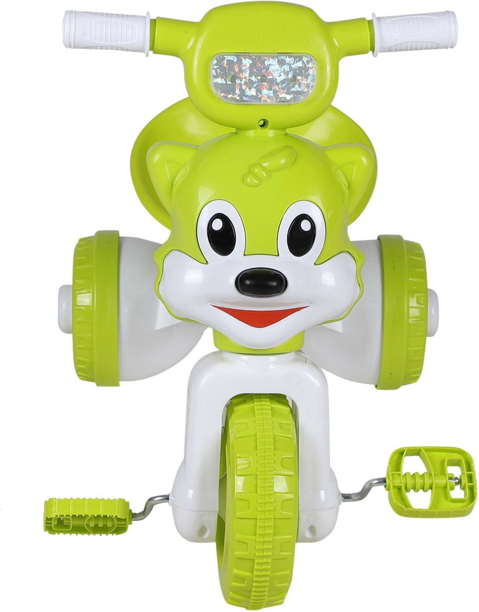 Kids Musical Tricycle Toy with Lights & Basket | Battery Operated Ride-On Toy for Boys & Girls - Image 4